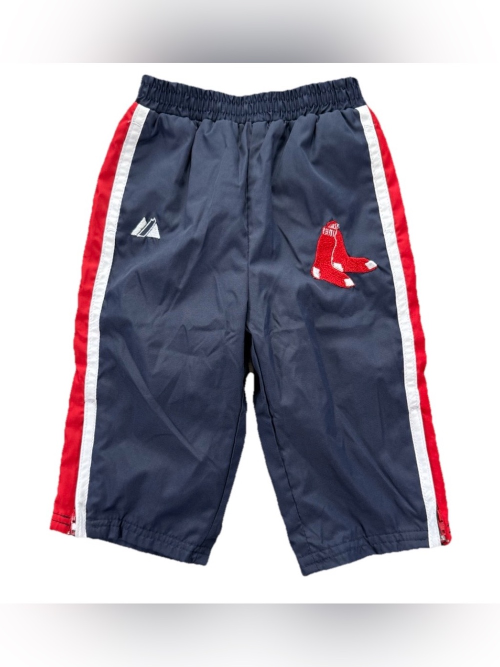 Vintage Majestic Boston Red Sox Windbreaker Pants 6-9 Months Blue MLB Baseball